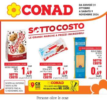 Volantino Conad - 31/10/2024 - 9/11/2024.