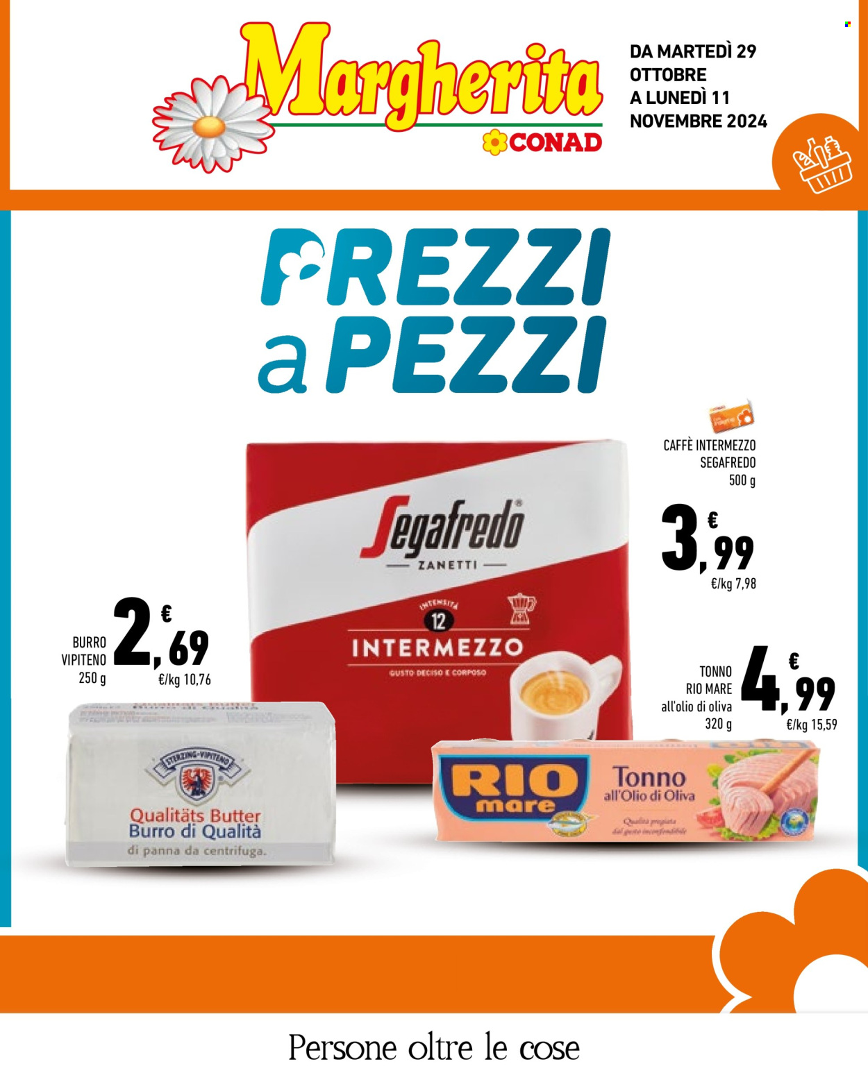 Leták Margherita Conad - 29.10.2024 - 11.11.2024. Strana 1