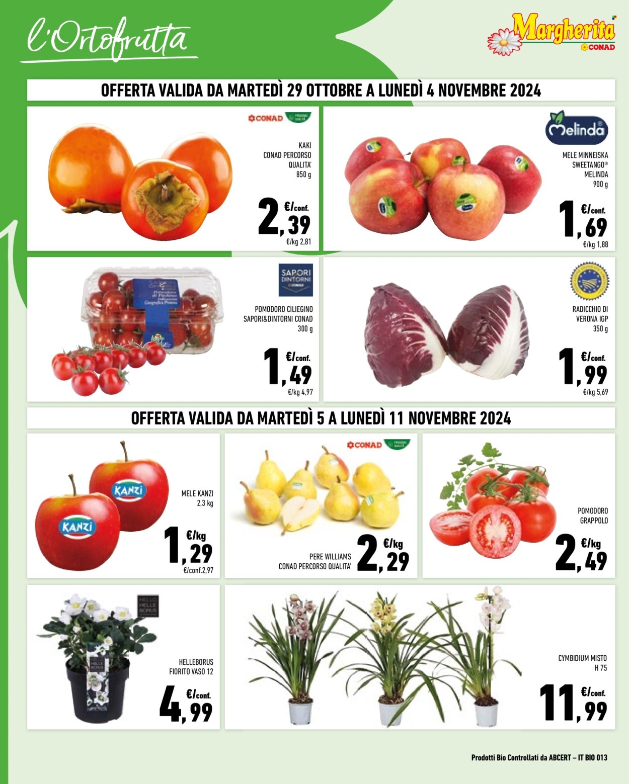 Volantino Margherita Conad - 29/10/2024 - 11/11/2024. Pagina 2