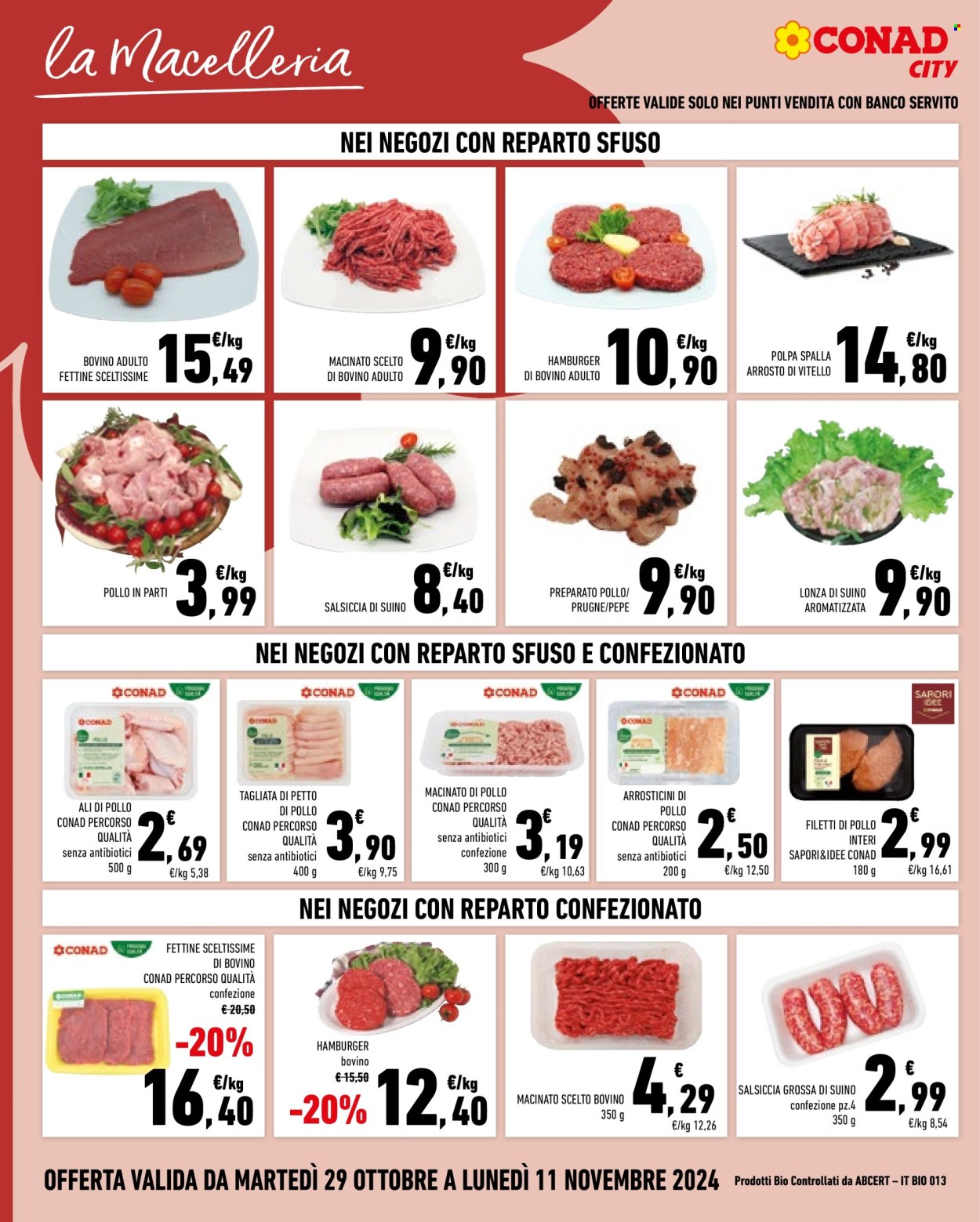 Leták Conad - 29.10.2024 - 11.11.2024. Strana 4