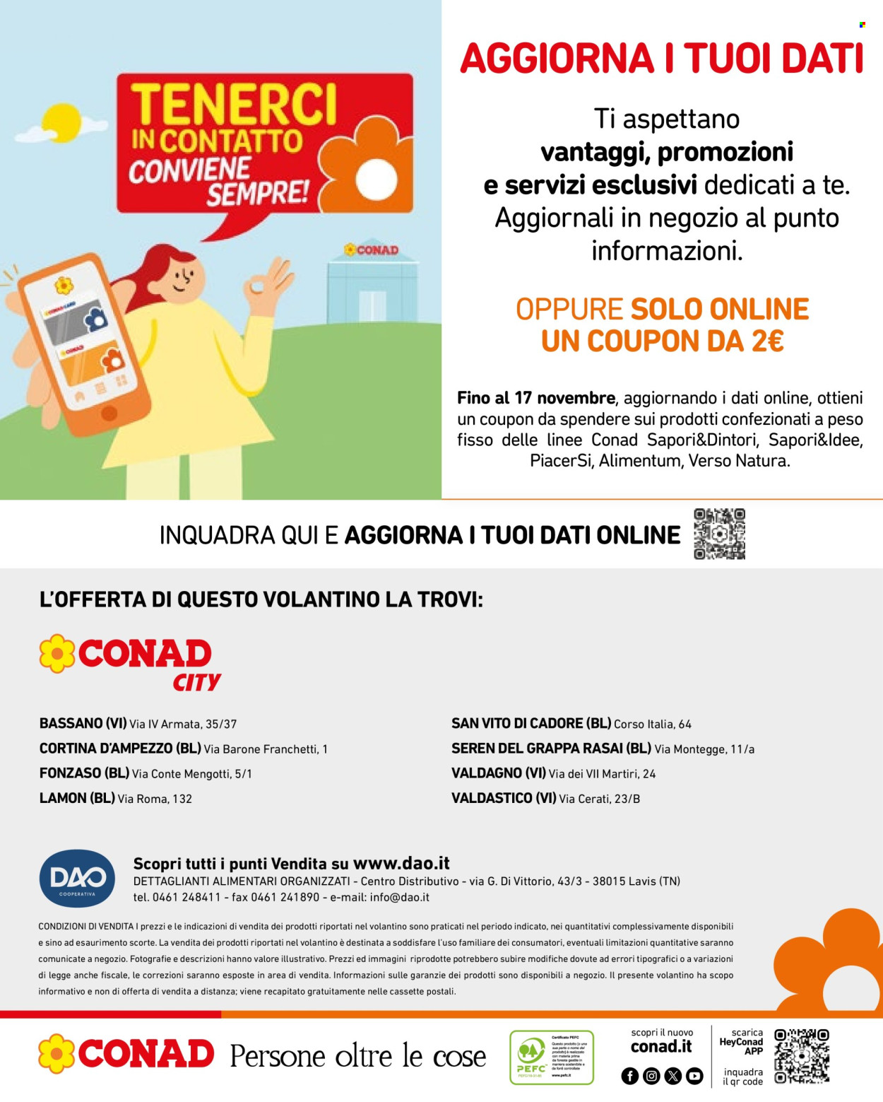 Leták Conad - 29.10.2024 - 11.11.2024. Strana 20