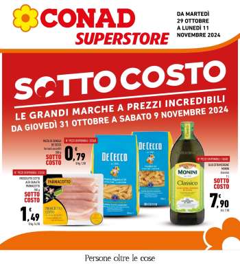 Volantino Conad Superstore - 29/10/2024 - 11/11/2024.