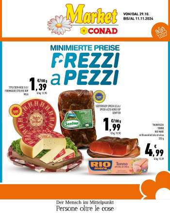 Volantino Market Conad - 29/10/2024 - 11/11/2024.