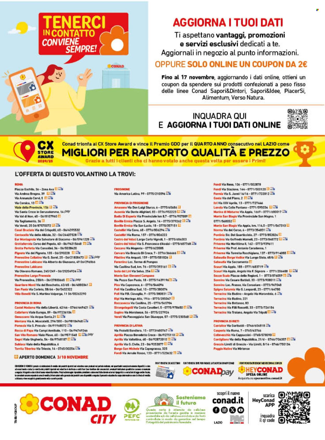 Volantino Conad City - 30/10/2024 - 10/11/2024. Pagina 16