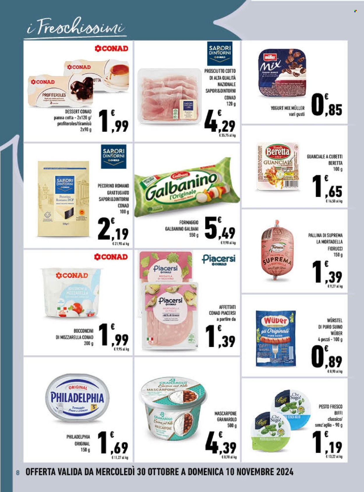 Volantino Conad - 30/10/2024 - 10/11/2024. Pagina 8