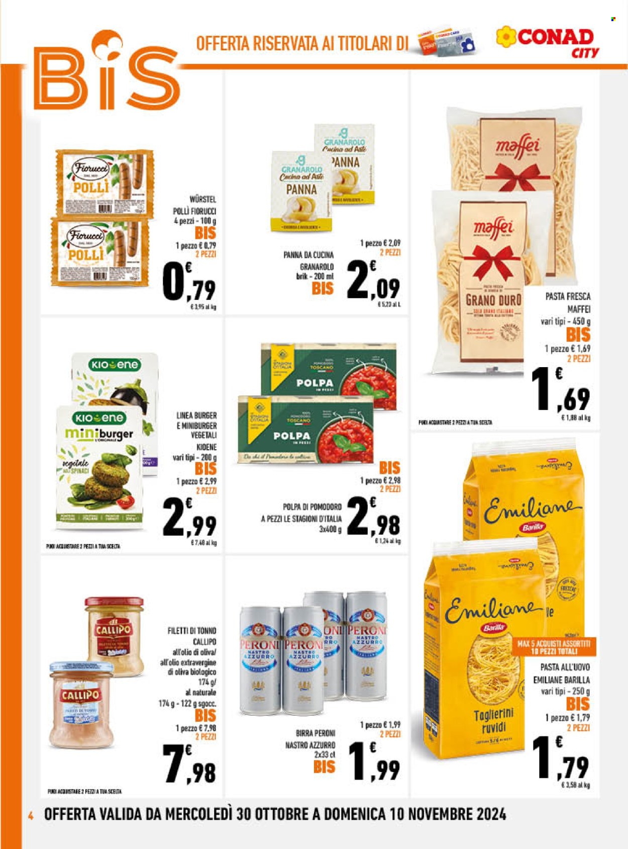 Leták Conad - 30.10.2024 - 10.11.2024. Strana 4