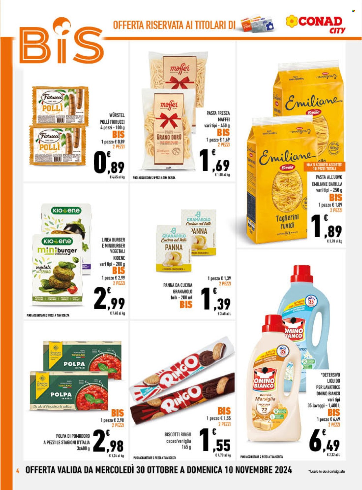 Volantino Conad City - 30/10/2024 - 10/11/2024. Pagina 4