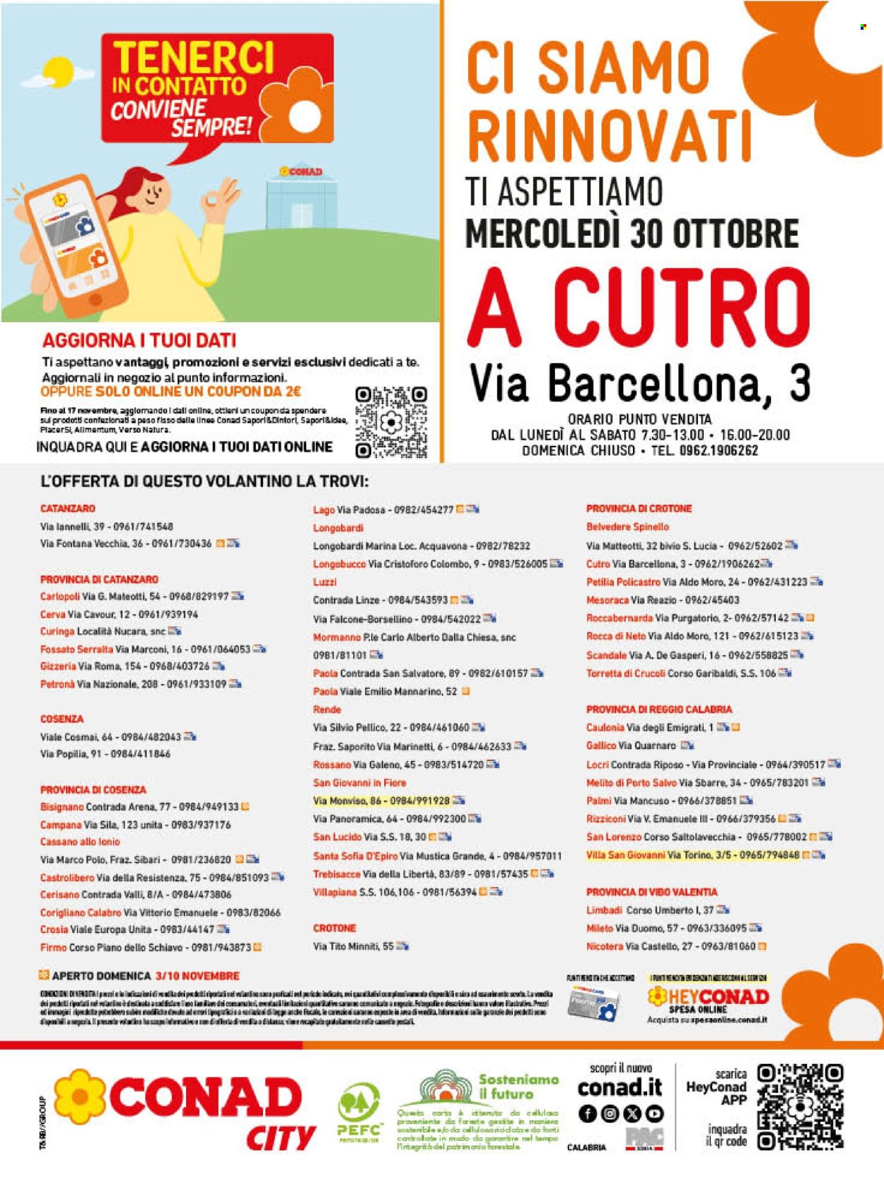 Volantino Conad City - 30/10/2024 - 10/11/2024. Pagina 16
