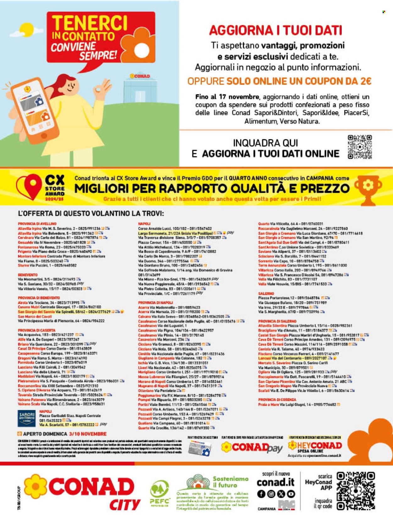 Leták Conad - 30.10.2024 - 10.11.2024. Strana 16