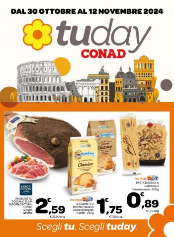Volantino TuDay Conad - 30/10/2024 - 12/11/2024.