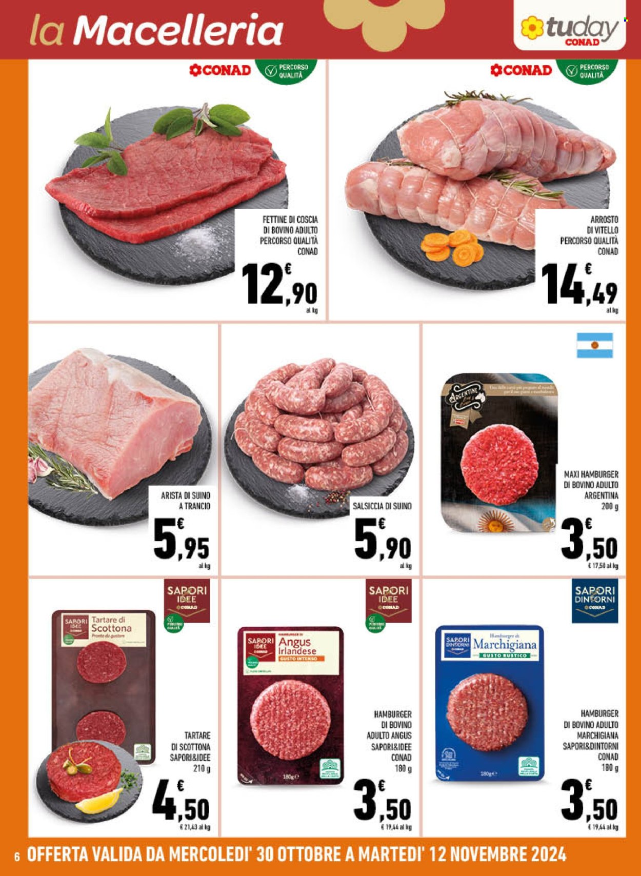 Leták TuDay Conad - 30.10.2024 - 12.11.2024. Strana 6