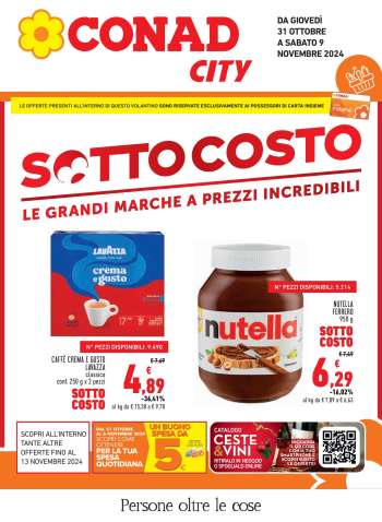 Volantino Conad City - 31/10/2024 - 9/11/2024.