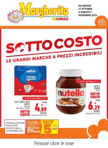 Volantino Margherita Conad - 31/10/2024 - 9/11/2024.