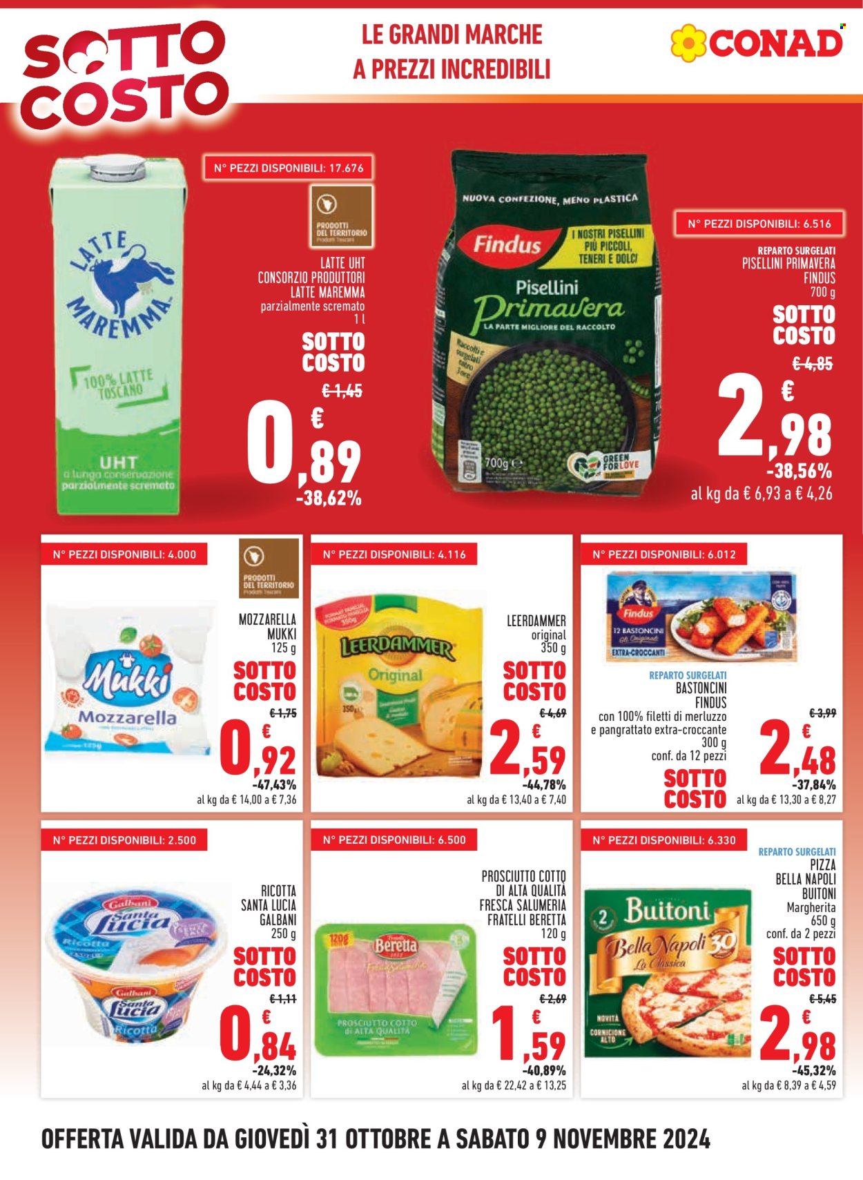 Volantino Margherita Conad - 31/10/2024 - 9/11/2024. Pagina 2
