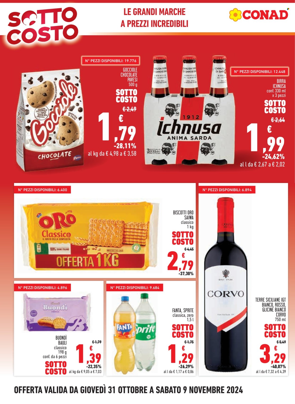 Leták Margherita Conad - 31.10.2024 - 9.11.2024. Strana 4