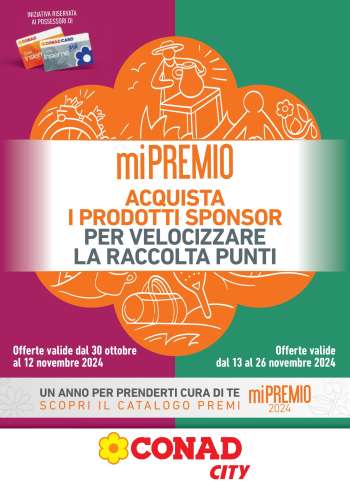 Volantino Conad City - 31/10/2024 - 26/11/2024.