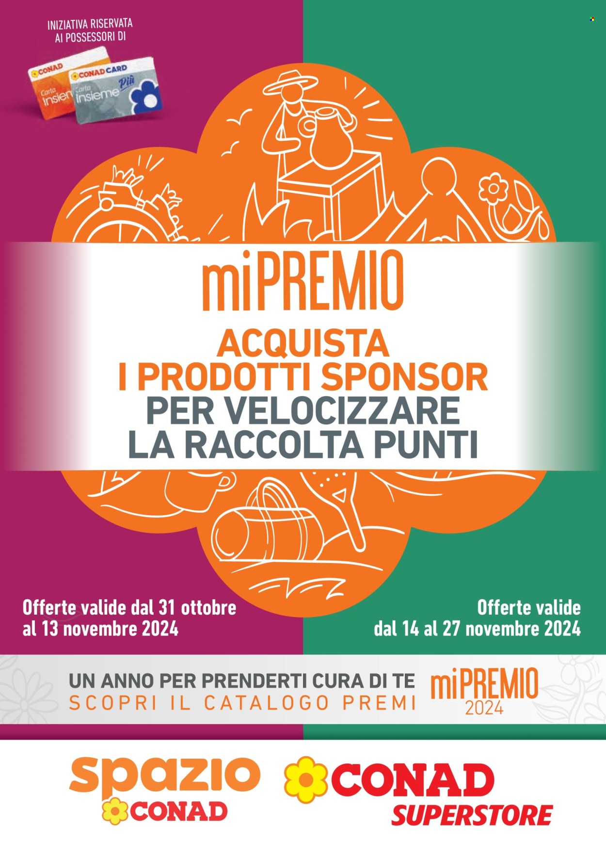 Volantino Conad - 31/10/2024 - 27/11/2024. Pagina 1