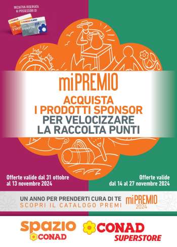 Volantino Conad - 31/10/2024 - 27/11/2024.