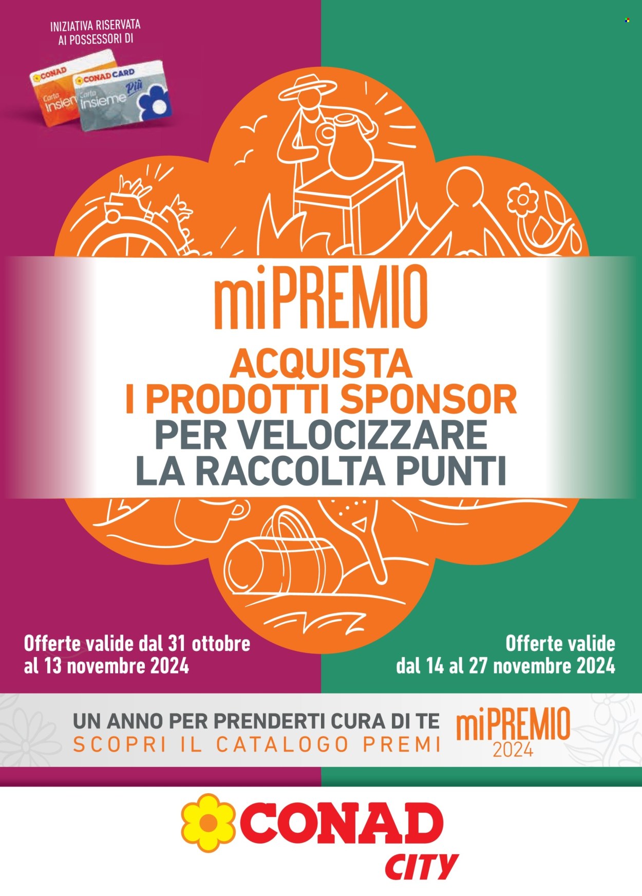 Volantino Conad City - 31/10/2024 - 27/11/2024. Pagina 1