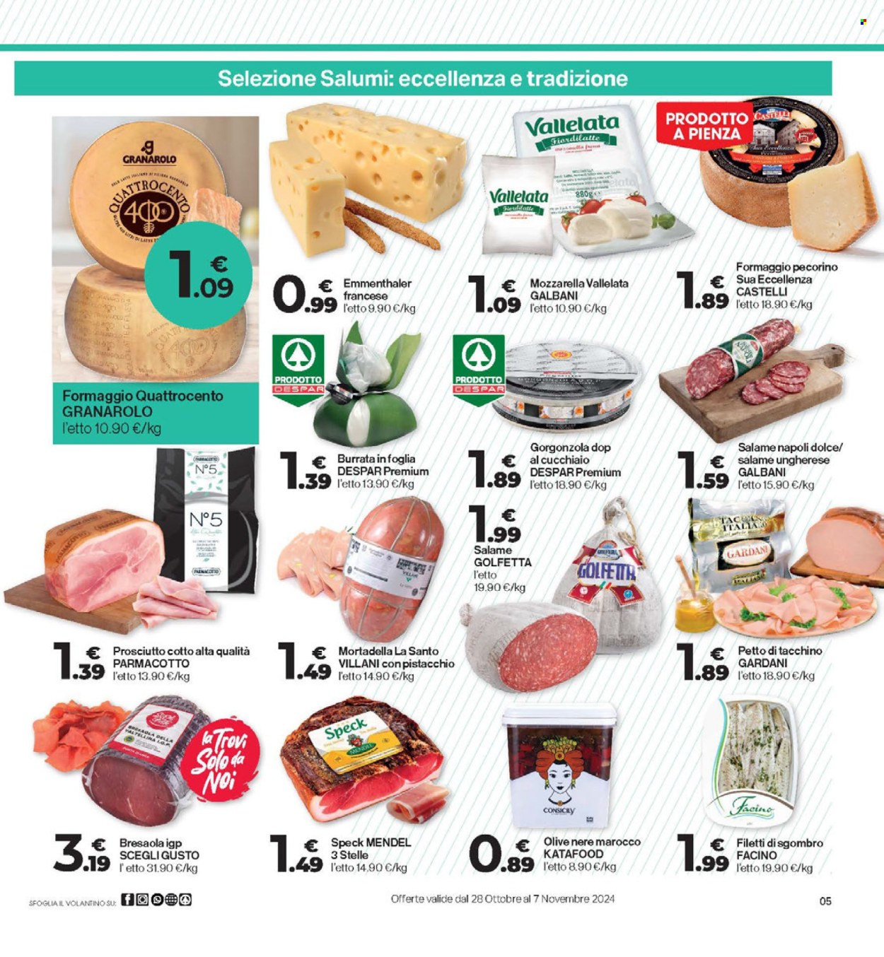 Leták Eurospar - 28.10.2024 - 7.11.2024. Strana 5