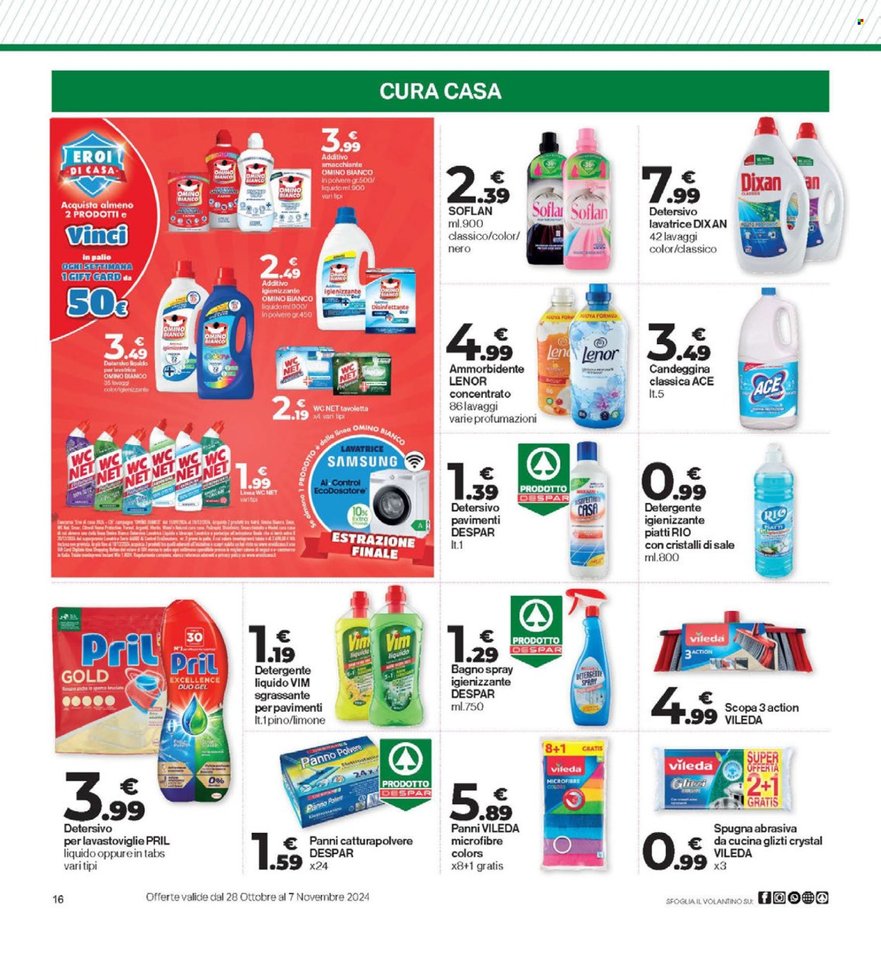 Leták Eurospar - 28.10.2024 - 7.11.2024. Strana 16