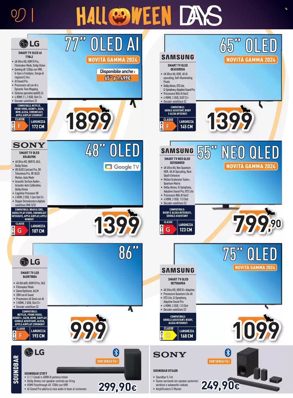 Volantino Unieuro - 28/10/2024 - 5/11/2024. Pagina 2