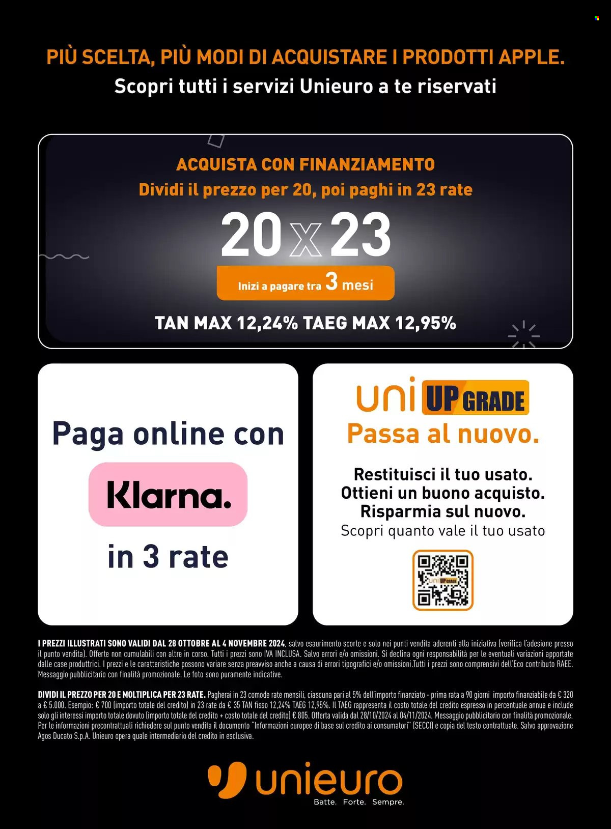 Volantino Unieuro - 28/10/2024 - 4/11/2024. Pagina 18