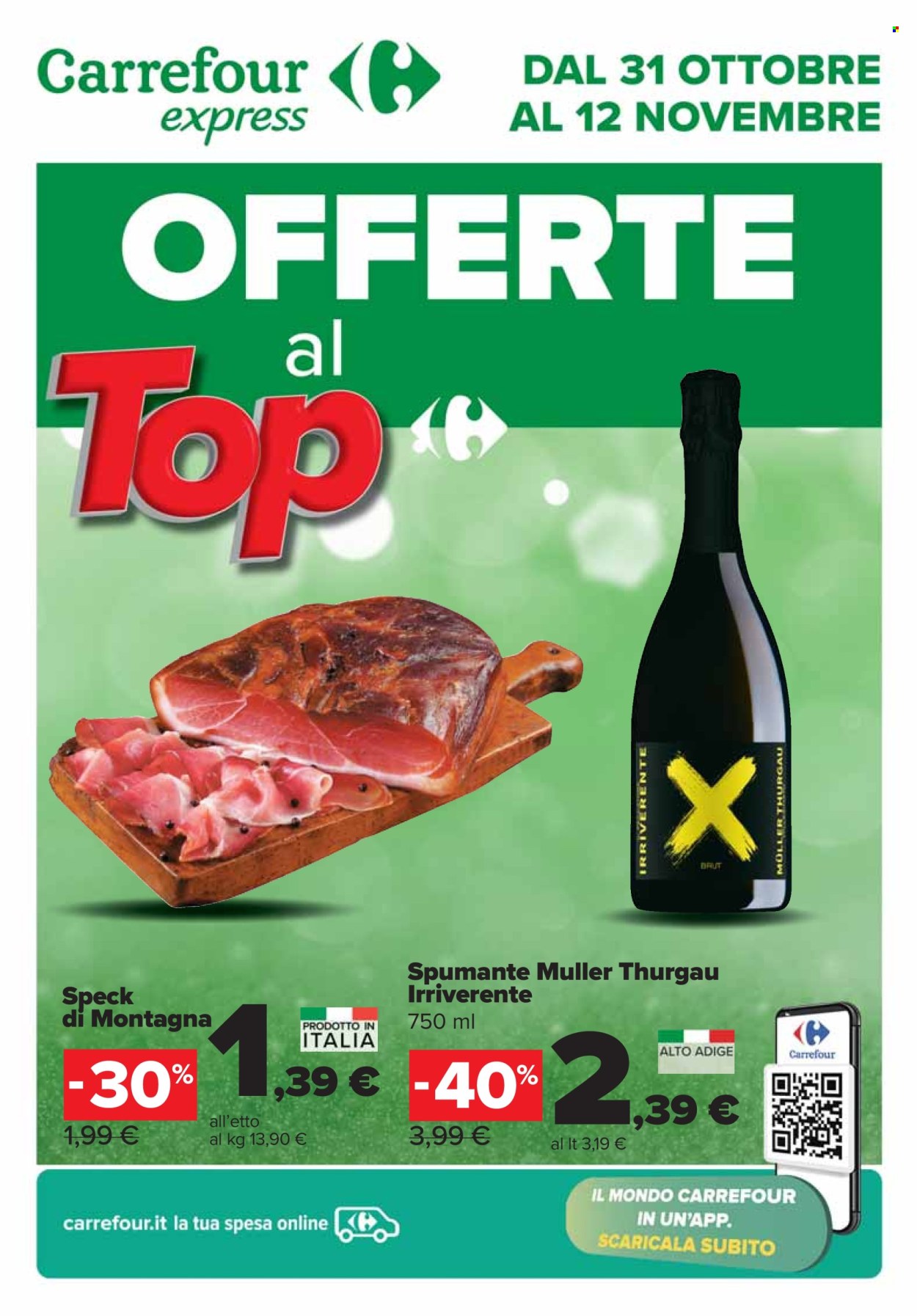 Leták Carrefour - 31.10.2024 - 12.11.2024. Strana 1
