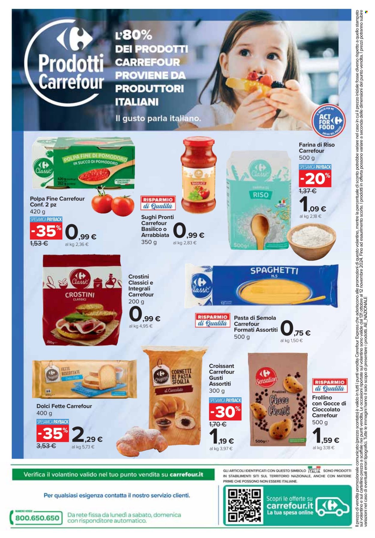 Volantino Carrefour - 31/10/2024 - 12/11/2024. Pagina 24