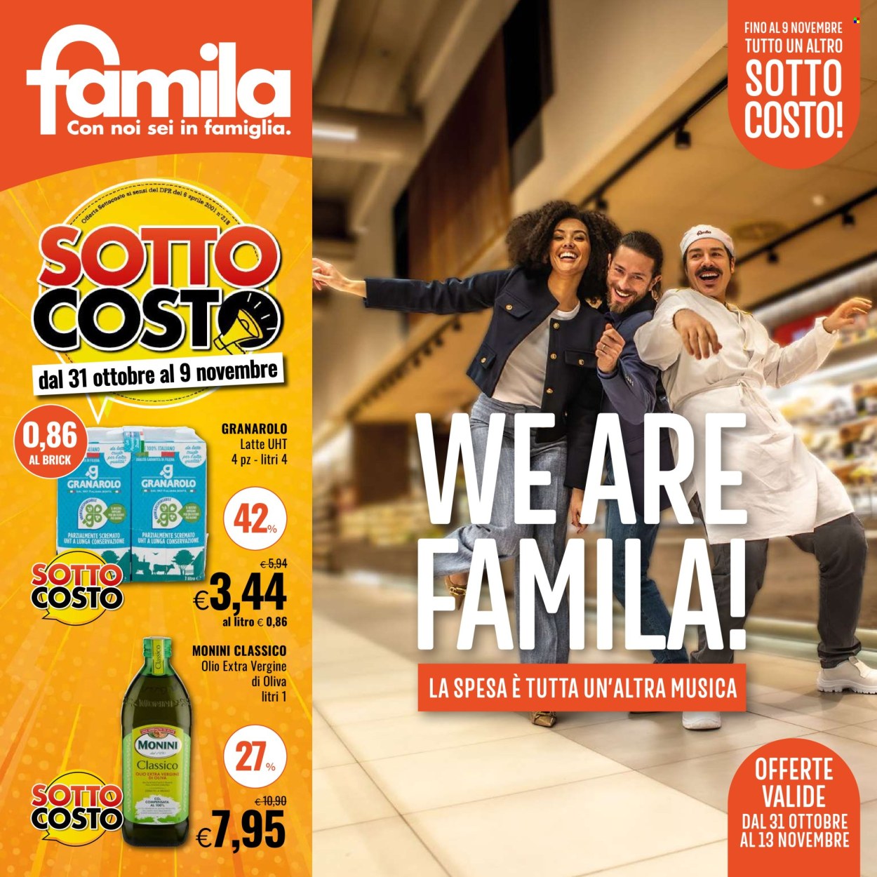 Volantino Famila - 31/10/2024 - 13/11/2024. Pagina 1