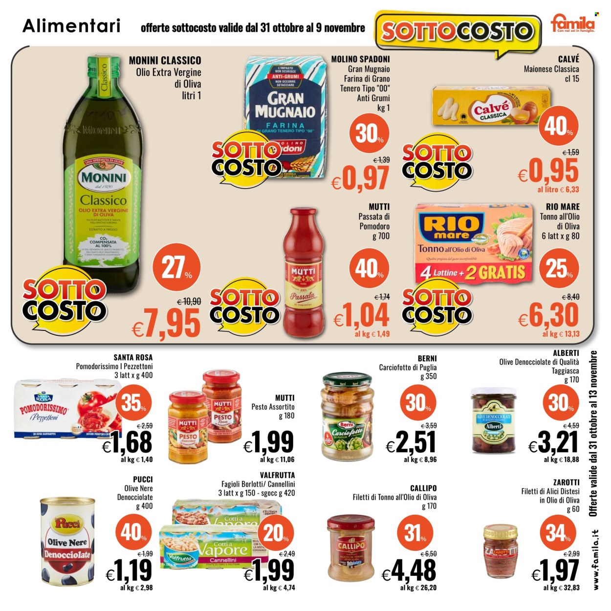 Volantino Famila - 31/10/2024 - 13/11/2024. Pagina 7