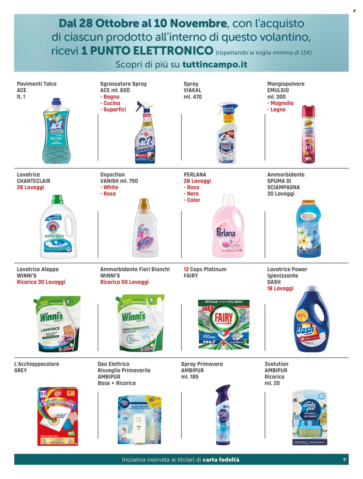 Volantino Famila - 28/10/2024 - 10/11/2024. Pagina 9