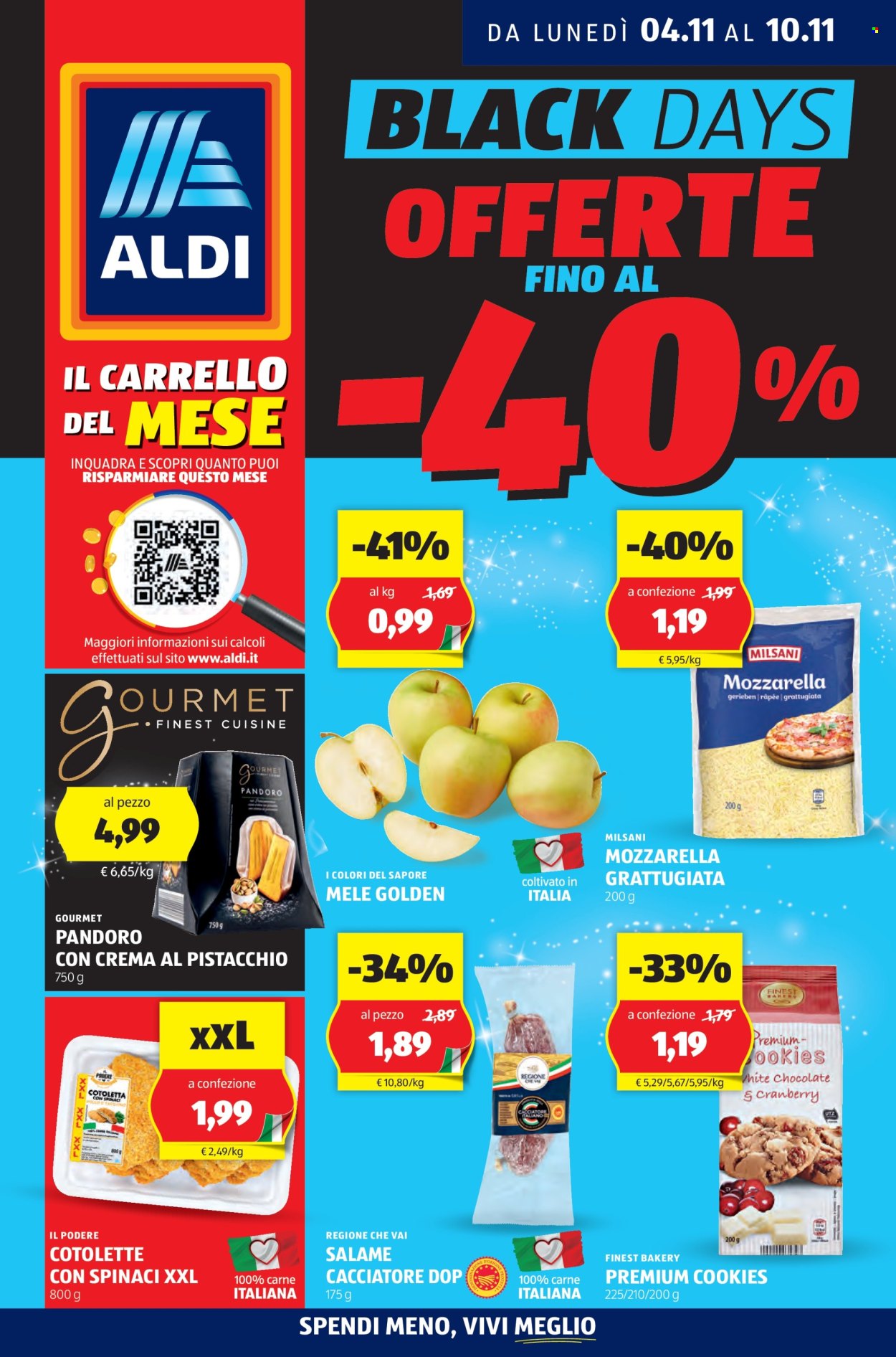 Volantino Aldi - 4/11/2024 - 10/11/2024. Pagina 1