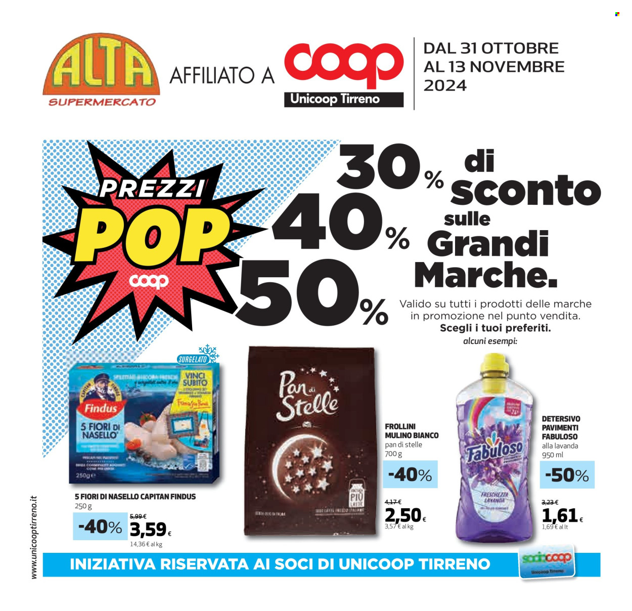 Volantino Coop - 31/10/2024 - 13/11/2024. Pagina 1