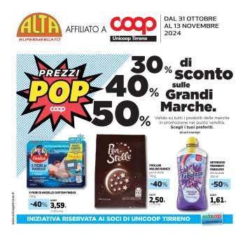 Volantino Coop - 31/10/2024 - 13/11/2024.