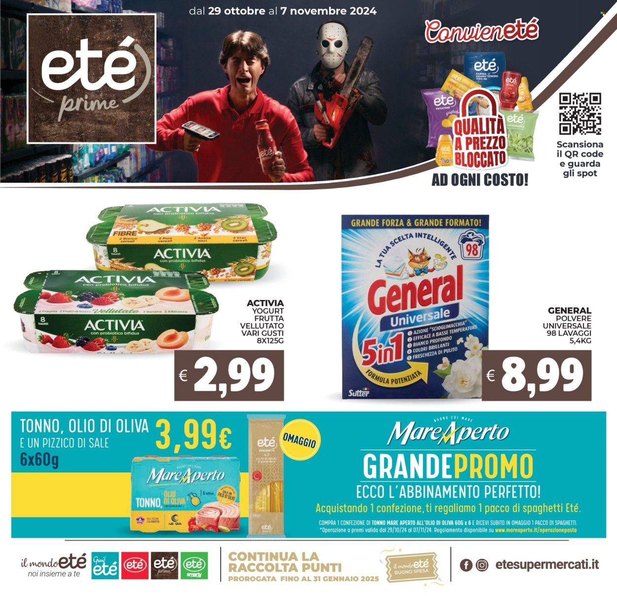 Leták Eté - 29.10.2024 - 7.11.2024. Strana 1