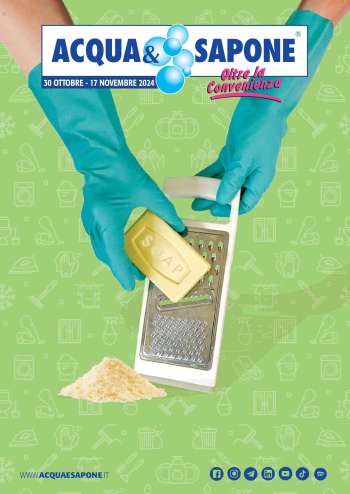 Volantino Acqua & Sapone - 30/10/2024 - 17/11/2024.