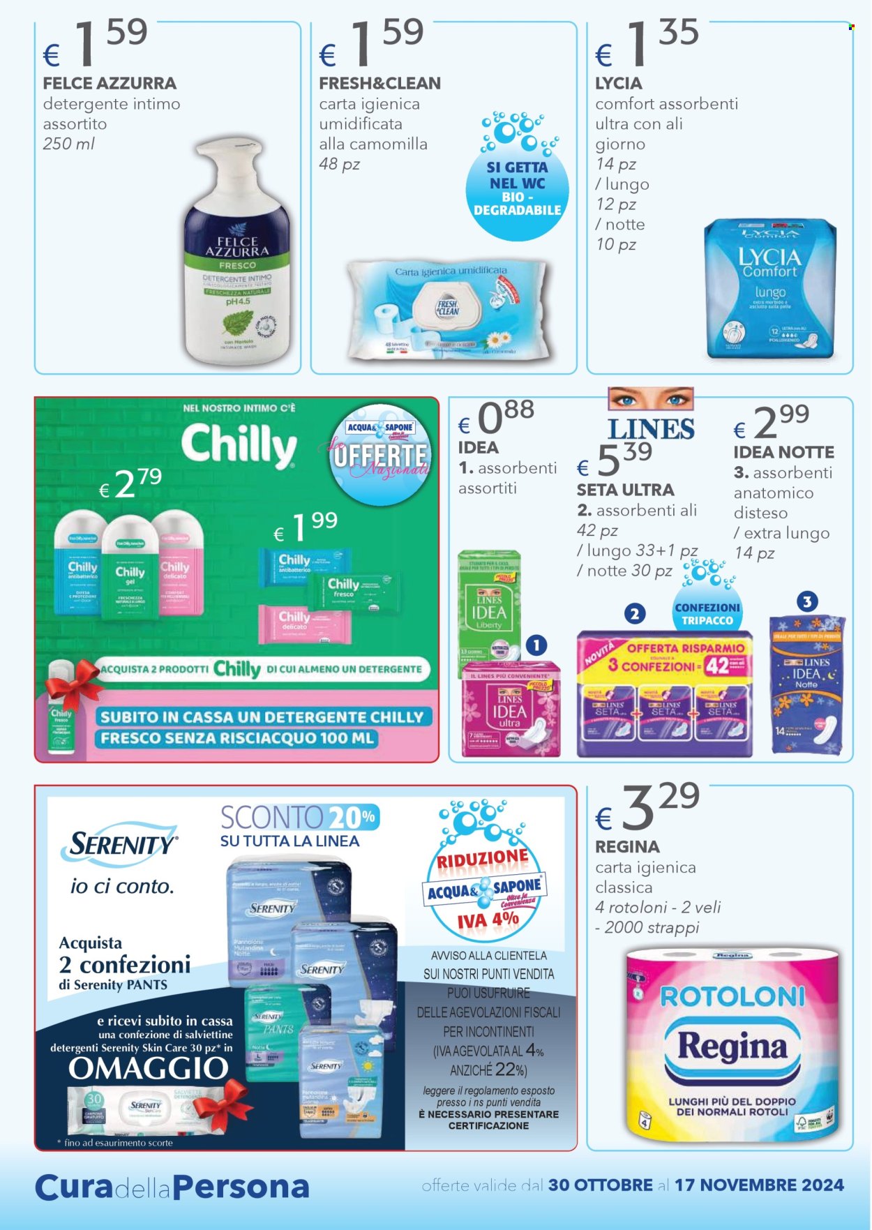 Volantino Acqua & Sapone - 30/10/2024 - 17/11/2024. Pagina 14