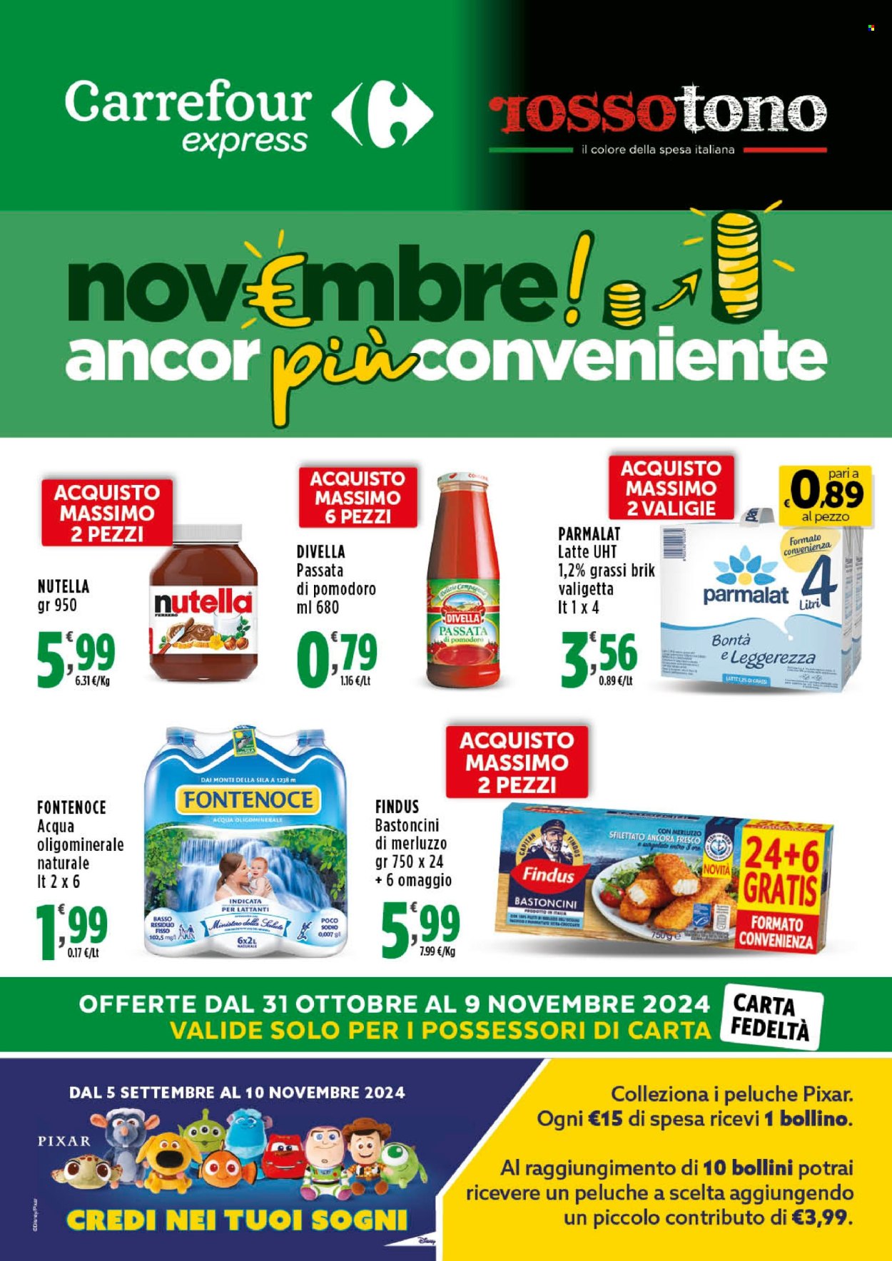 Volantino Carrefour - 31/10/2024 - 9/11/2024. Pagina 1