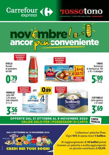 Volantino Carrefour - 31/10/2024 - 9/11/2024.