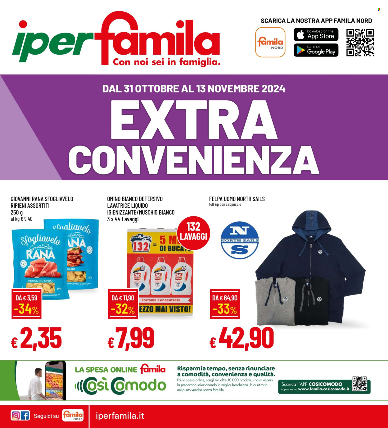 Volantino Famila - 31/10/2024 - 13/11/2024. Pagina 1