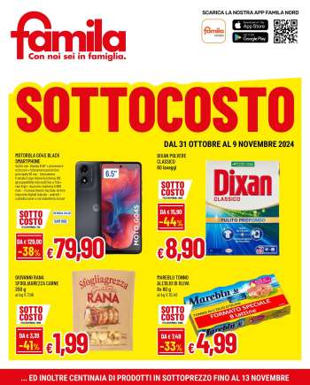 Volantino Famila - 31/10/2024 - 13/11/2024.
