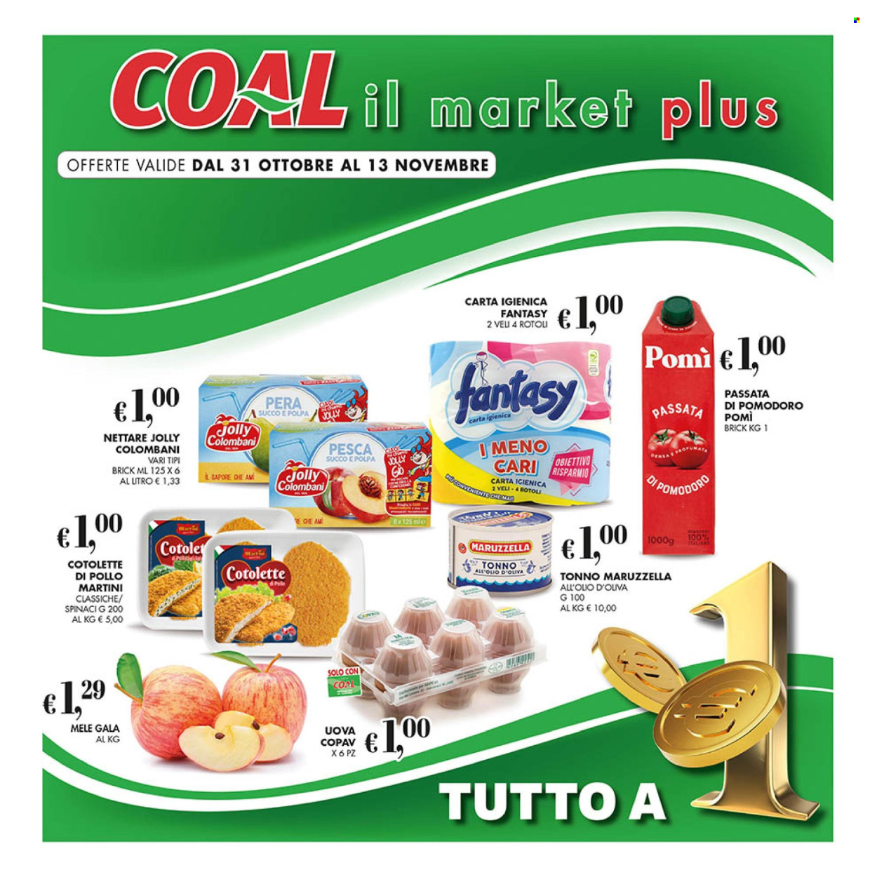 Volantino COAL - 31/10/2024 - 13/11/2024. Pagina 1