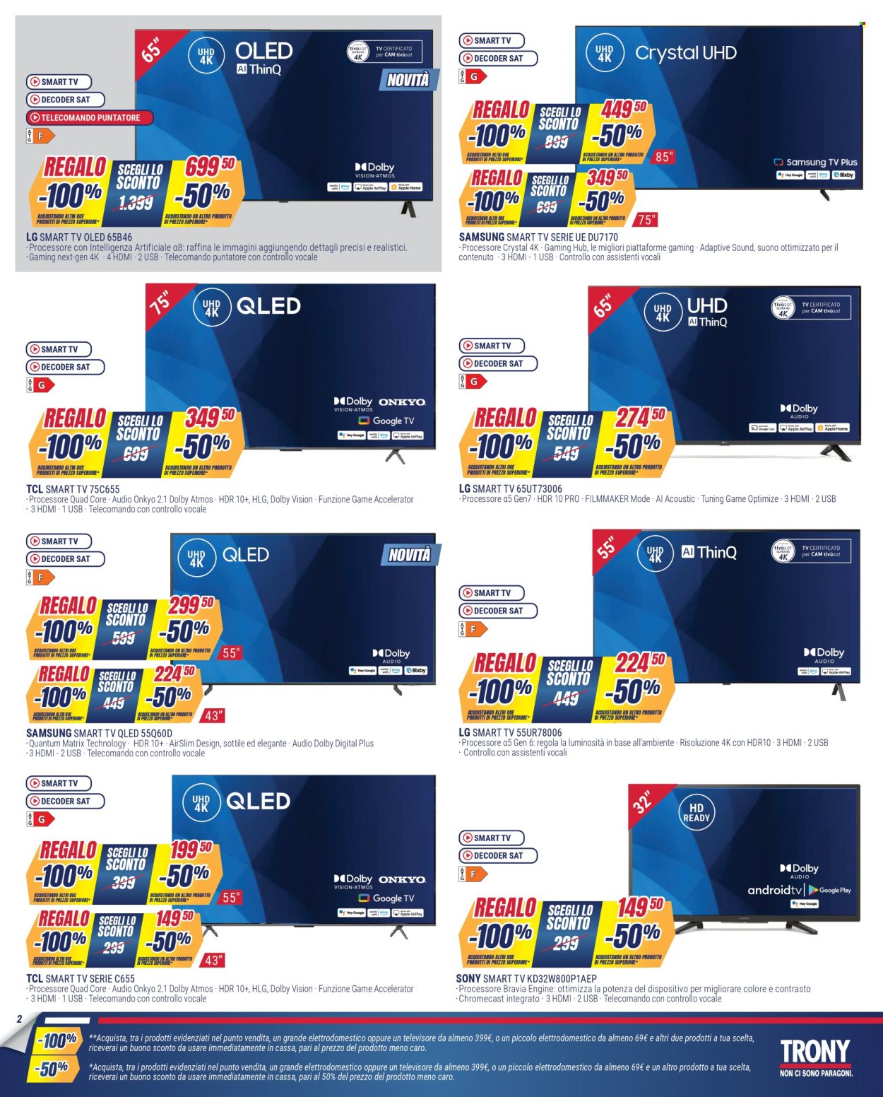 Volantino Trony - 31/10/2024 - 25/11/2024. Pagina 2