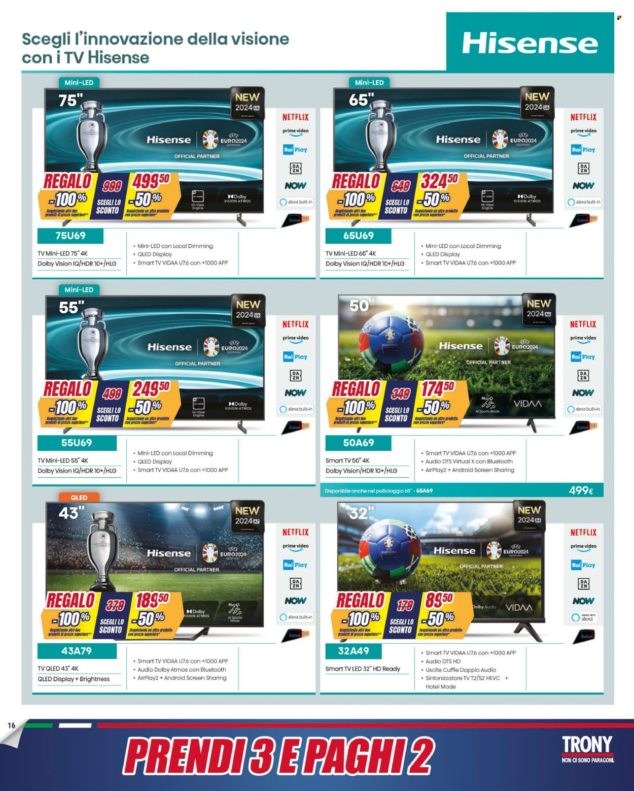 Volantino Trony - 31/10/2024 - 25/11/2024. Pagina 16