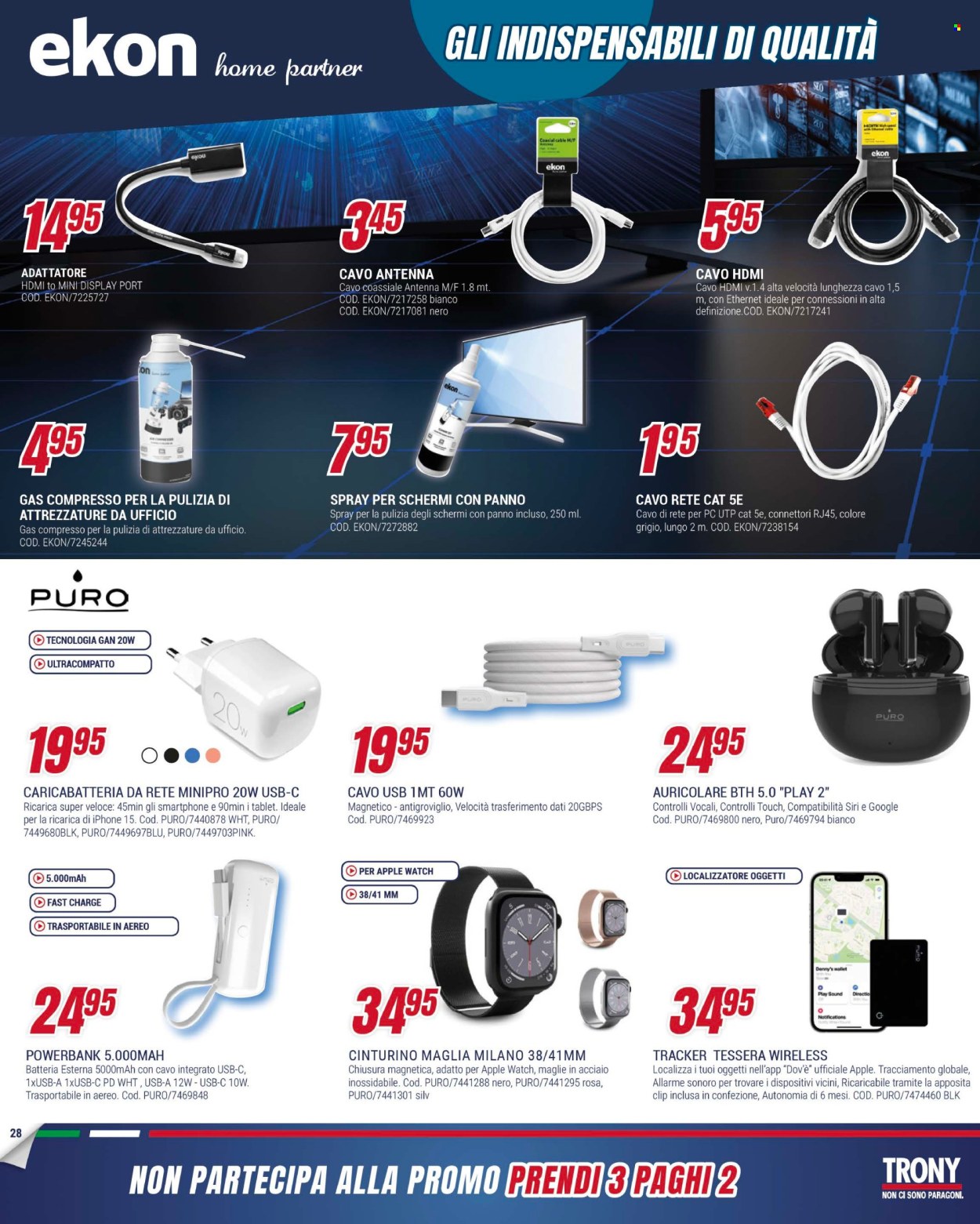 Volantino Trony - 31/10/2024 - 25/11/2024. Pagina 28