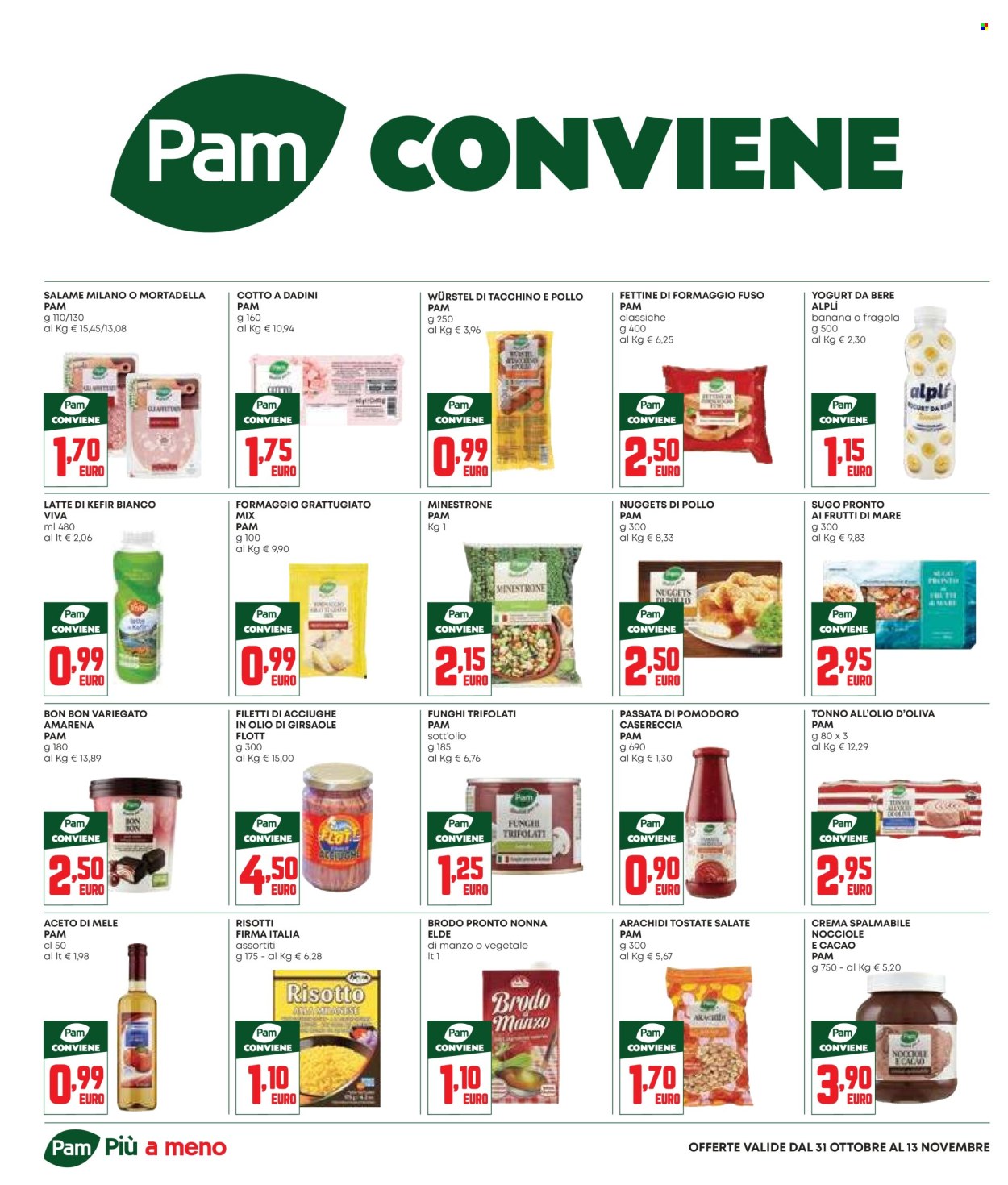 Volantino Pam Panorama - 31/10/2024 - 13/11/2024. Pagina 32