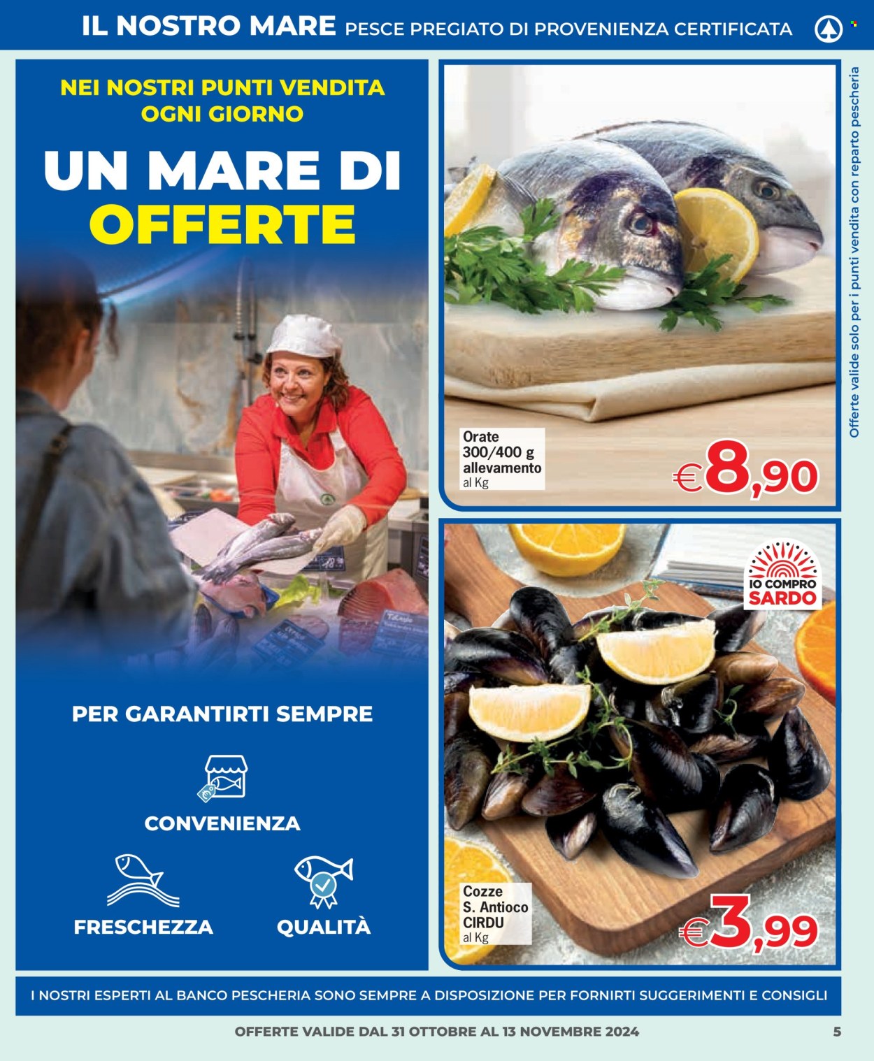 Leták Eurospar - 31.10.2024 - 13.11.2024. Strana 5