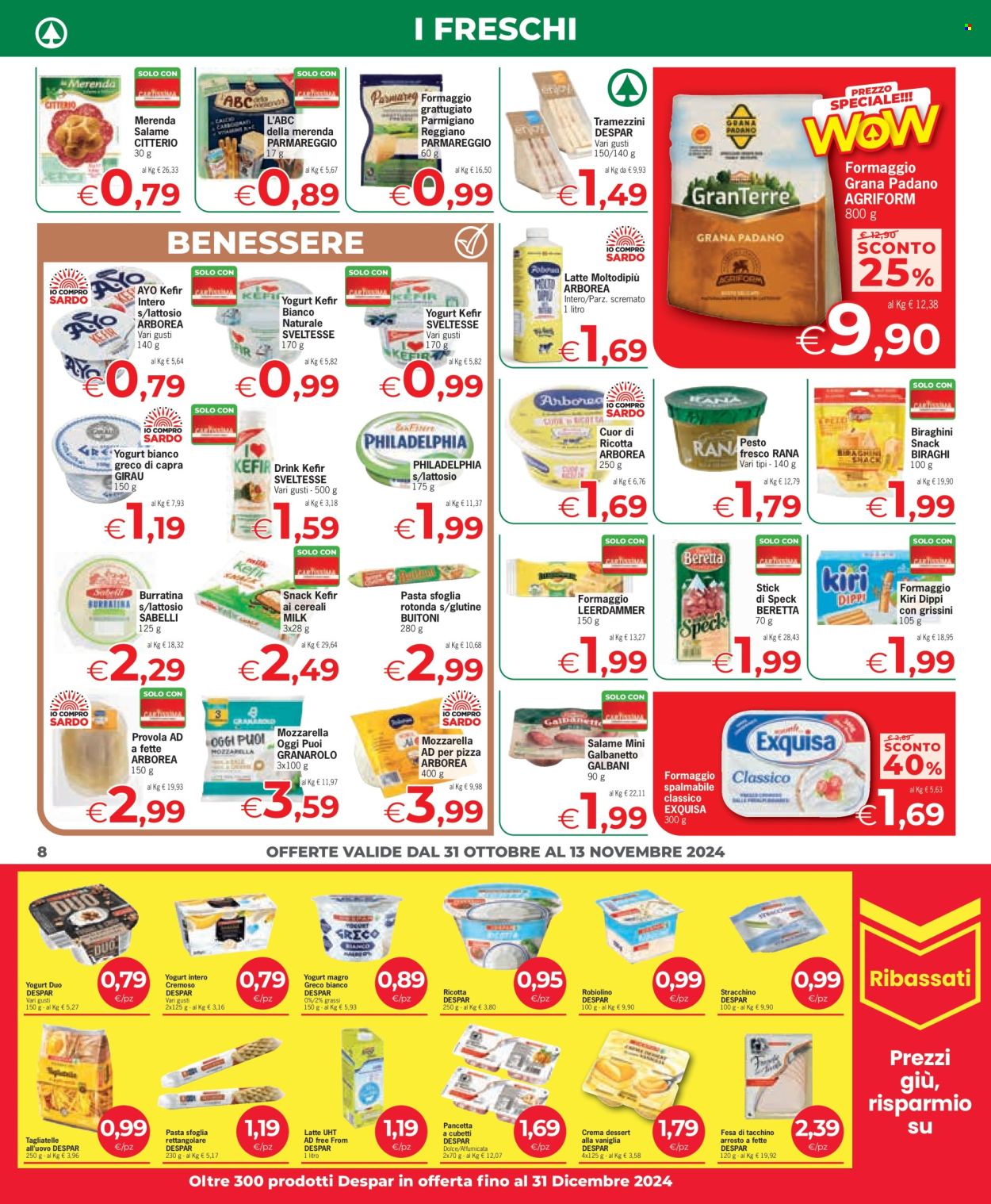 Leták Eurospar - 31.10.2024 - 13.11.2024. Strana 8