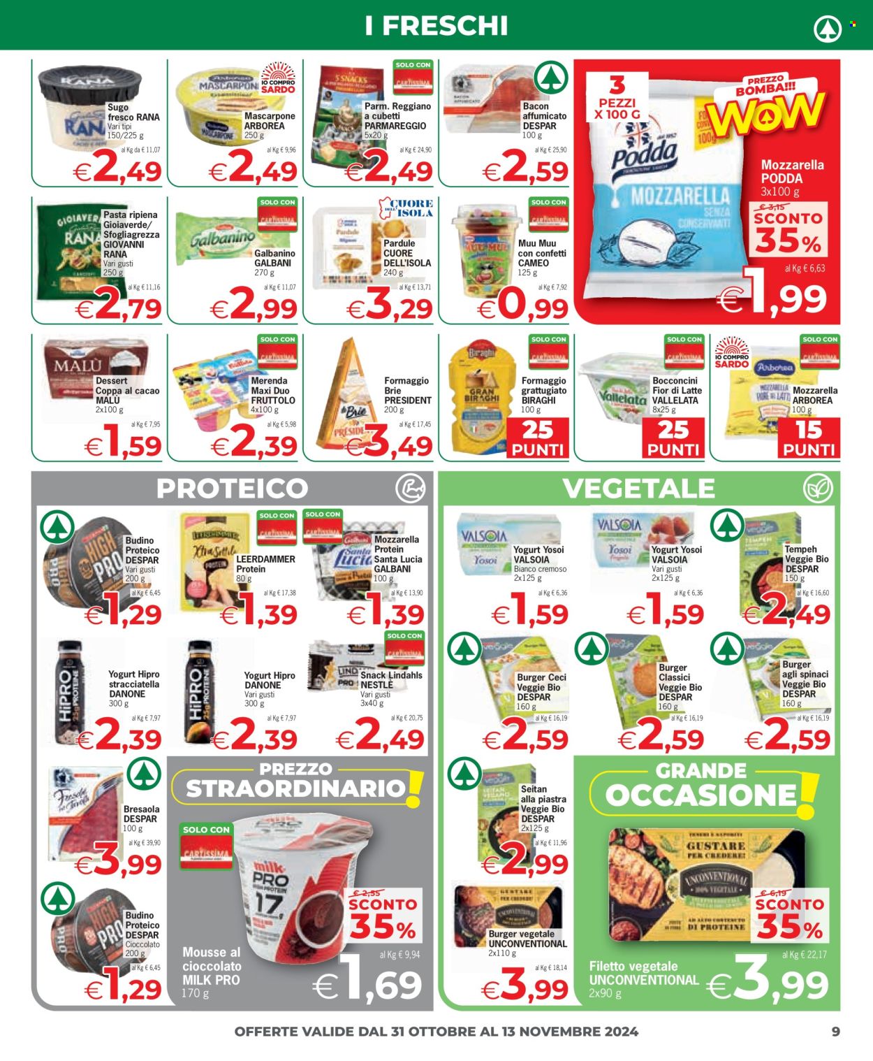 Volantino Eurospar - 31/10/2024 - 13/11/2024. Pagina 9
